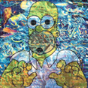 Trippy Homer LSD Tab
