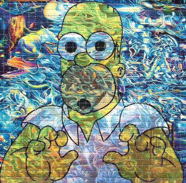 Trippy Homer LSD Tab